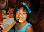 Nicole på pizza hut